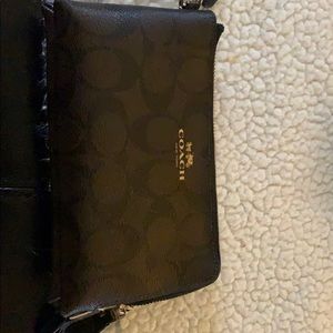 Coach two compartment zipped wallet